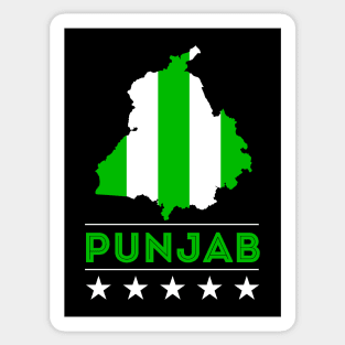 PUNJABLAND - THE LAND OF FIVE RIVERS Sticker